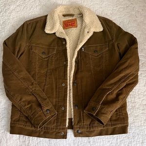 Levi’s Corduroy Sherpa Trucker Jacket